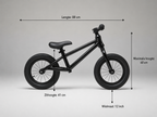 Royo loopfiets loopfiets zwart loopfiets met luchtbanden loopfiets royo loopfiets 2 jaar 