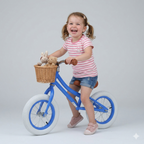 Loopfiets, blauw, royo loopfiets, 12 inch banden loopfiets