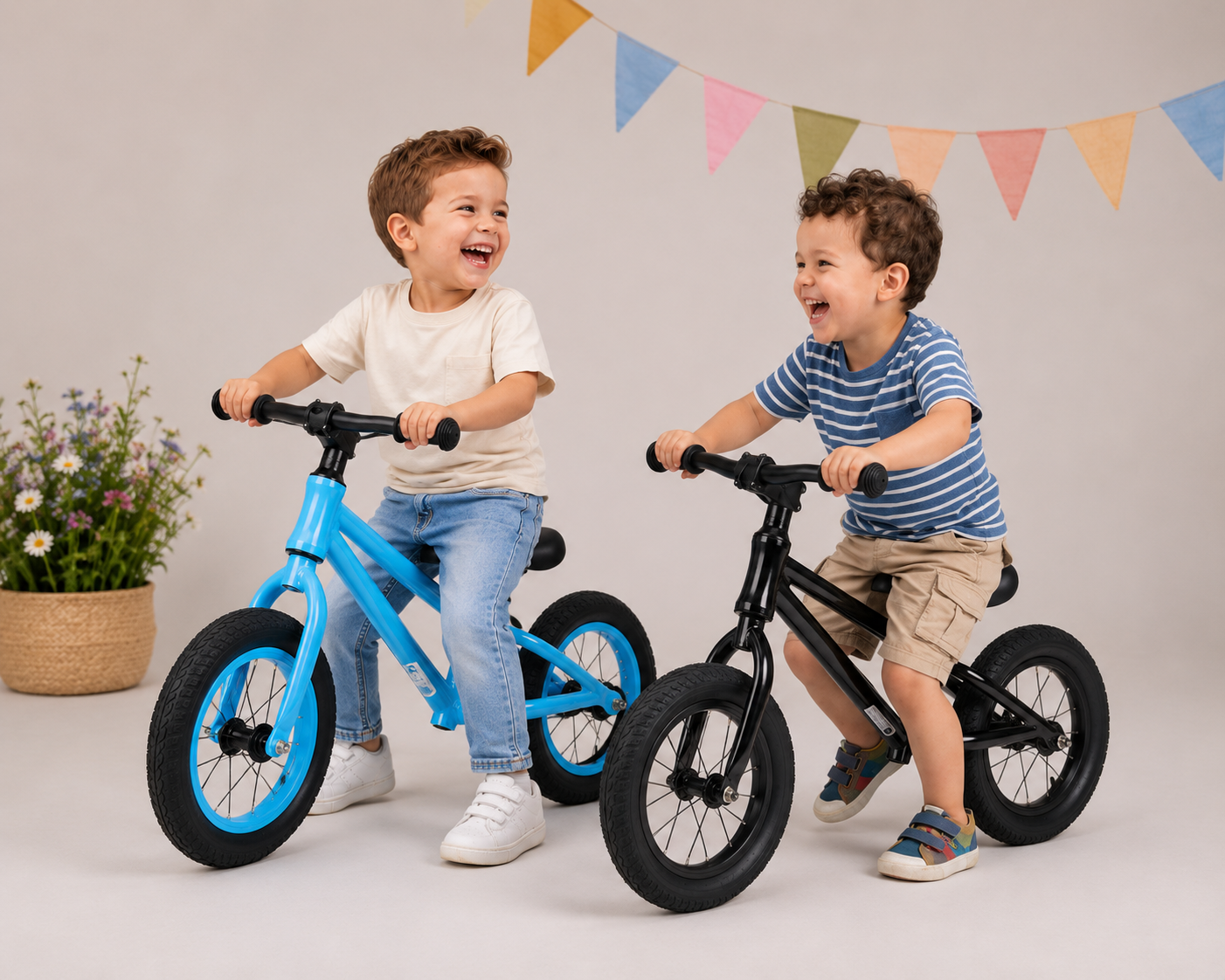 Royo loopfiets loopfiets zwart loopfiets met luchtbanden loopfiets royo loopfiets 2 jaar 